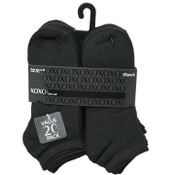 Wholesale - 20pk LADIES BLK XOXO LOW CUT NC SOCKS SIZE 4-10 C/P 48, UPC: 662239089289